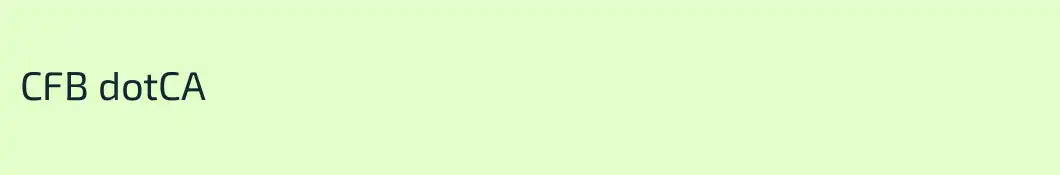 CFB dotCA
